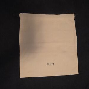 CELINE
Authentic Céline Dust Bag – Ivory with Black Logo – Size 16x15